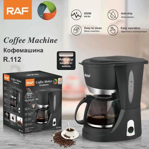 RAF Machine à café domestique automatique, petite cafetière à gouttes  américaine - Prix pas cher