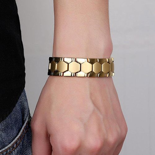 product_image_name-Fashion-Bracelet Hologram Homme - Or-3