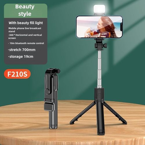 product_image_name-Generic-Trépied perche à selfie Bluetooth +Lumière de remplissage et déclencheur à distance-6