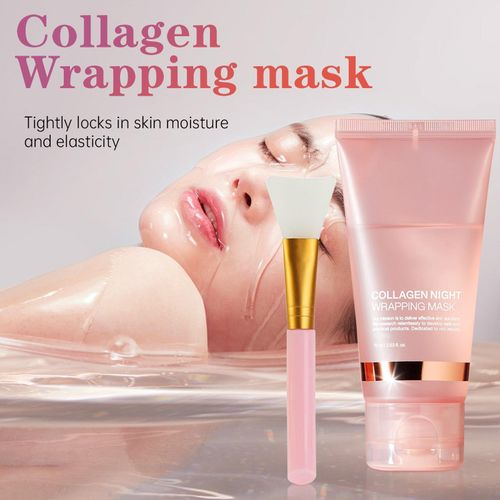 product_image_name-Generic-Masque Collagène Nuit – Collagen Night Wrapping Mask Hydratant et Raffermissant + Pinceau-2