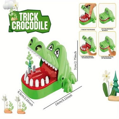 Falafoty Jouets Dents De Crocodile, Jeu De Dentiste Pour Enfants Jeu De Dentiste De Crocodile Mordant Les Doigts Enfants Action Jeu De Competence Jouet Jeu Familial Cadeau Jeu De Fete
