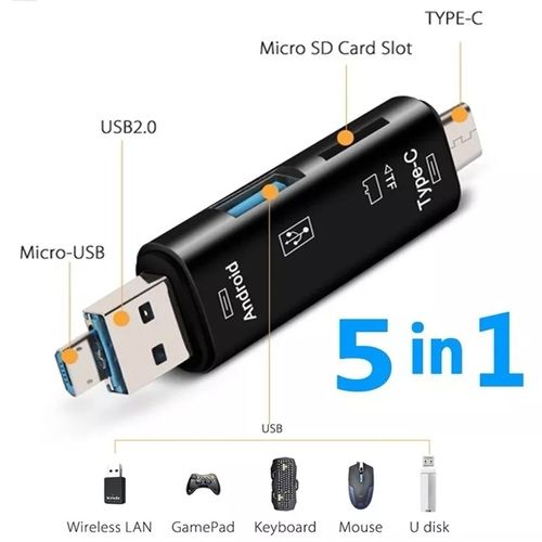 Otg Smart Generic Adaptateur Clé USB, Carte Mémoire pour Ordinateur et Téléphone  portable avec Fonction OTG - Prix pas cher