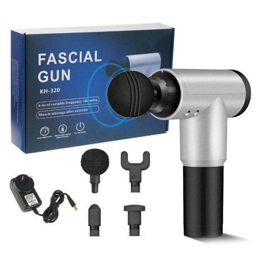 product_image_name-Generic-Pistolet de Massage Corporel 4 en 1 Rechargeable Sans Fil-2