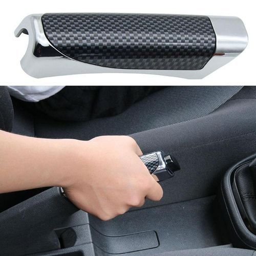 Generic LBQ Housse De Protection En Fibre De Carbone Pour Frein à Main De  Voiture 12.5*12.5cm -- Noir - Prix pas cher