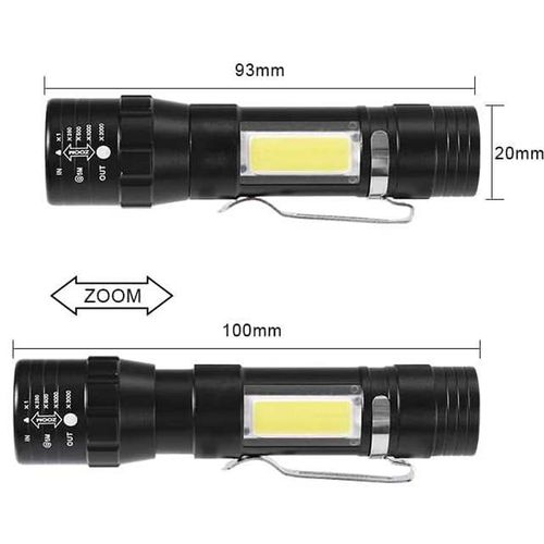 Lampe de poche rechargeable à DEL de 350 lm Pro Flex par Police