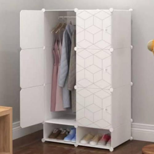 Armoire de Rangement en Plastique pour Vêtements, Meubles de