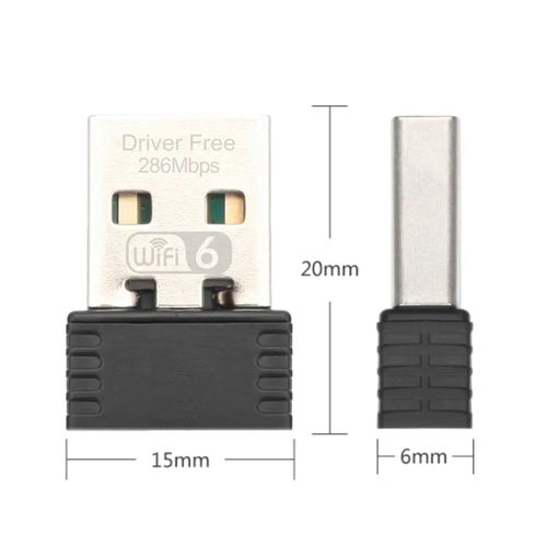 product_image_name-Ample Audio-Adapter 300Mbps AX300 WiFI 6 USB WIFI Dongle Adaptateur wifi sans fil plug and play-2