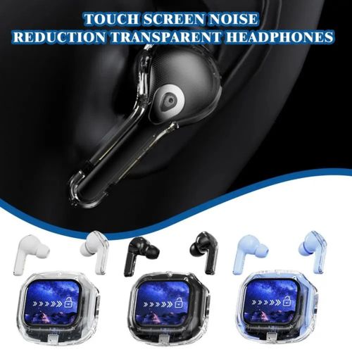 Generic Air Max LCD écran tactile couleur écouteurs conception esthétique  transparente écouteurs sans fil intra-auriculaires avec qualité sonore HIFI  - Prix pas cher | Jumia SN