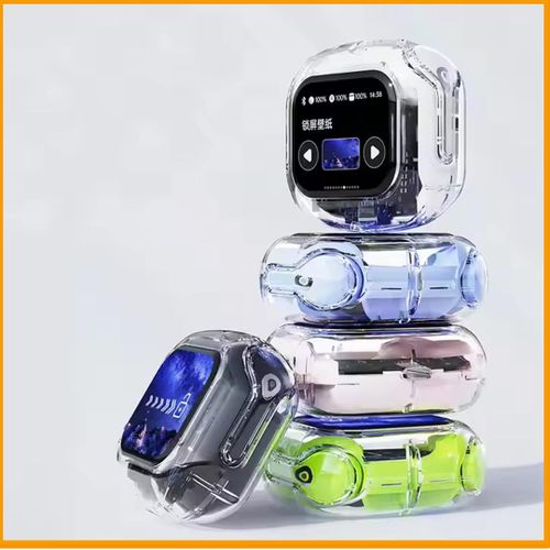 Generic Air Max LCD écran tactile couleur écouteurs conception esthétique  transparente écouteurs sans fil intra-auriculaires avec qualité sonore HIFI  - Prix pas cher | Jumia SN