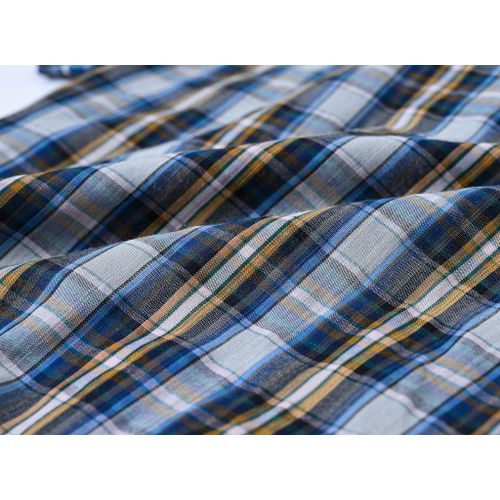 product_image_name-JOMAKE-Chemise pour garçons de 2 à 9 ans, bleu, marron et blanc, motif à carreaux rétro, avec poches-6