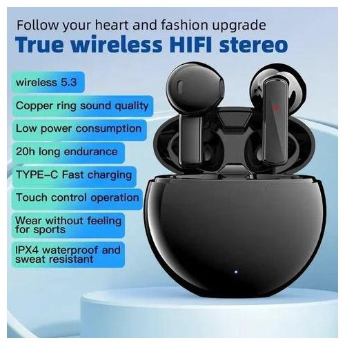 product_image_name-Generic-Ecouteurs Bluetooth sans Fil Air Pro 5, Écouteurs Bluetooth Contrôle Tactile Ecouteur 36 Heures Durée de Lecture Casque Microphone à Réduction de Bruit Le IPX6 Étanches Stéréo HiFi-1