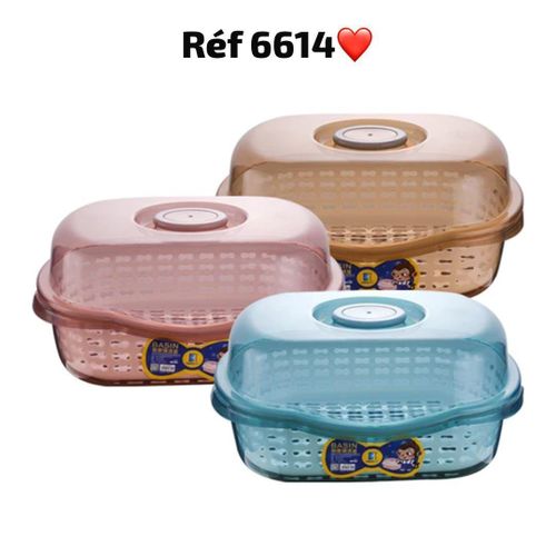 product_image_name-Generic-Panier à pain et  Égouttoir à Vaisselle Plastique- avec couvercle qualité supérieure-3