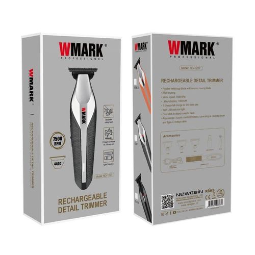 product_image_name-WMARK-Tondeuse à cheveux professionnelle rechargeable sans fil - NG-1207-4
