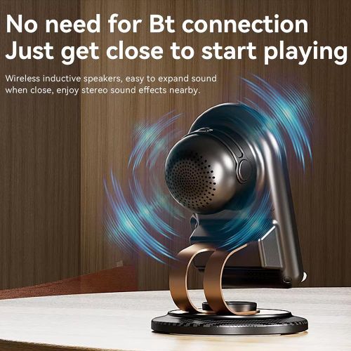 product_image_name-ARHANORY-Haut-parleur Bluetooth sans fil, haut-parleur amplificateur portable, haut-parleur à capteur rotatif, support de téléphone à induction intelligente avec haut-parleur-3