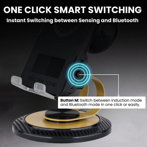 product_image_name-ARHANORY-Haut-parleur Bluetooth sans fil, haut-parleur amplificateur portable, haut-parleur à capteur rotatif, support de téléphone à induction intelligente avec haut-parleur-5