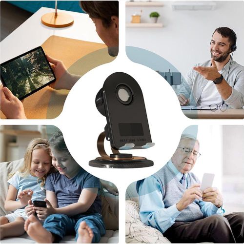 product_image_name-ARHANORY-Haut-parleur Bluetooth sans fil, haut-parleur amplificateur portable, haut-parleur à capteur rotatif, support de téléphone à induction intelligente avec haut-parleur-6