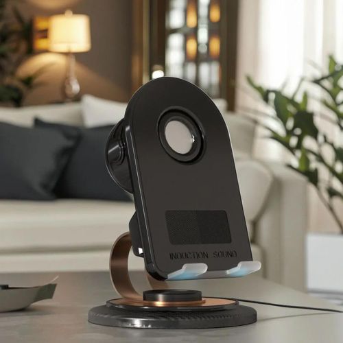 product_image_name-ARHANORY-Haut-parleur Bluetooth sans fil, haut-parleur amplificateur portable, haut-parleur à capteur rotatif, support de téléphone à induction intelligente avec haut-parleur-8