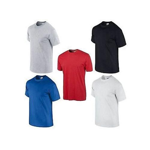 product_image_name-Generic-Lot de 5 T-shirt de couleur unique-1