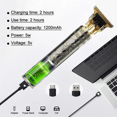 product_image_name-Generic-Tondeuse A Cheveux Electrique  Rechargeable Gold + Accessoires-3