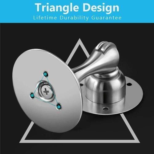 product_image_name-Generic-Butée De Porte, Butée De Porte Magnétique, Acier Inoxydable, Loquet De Porte Magnétique, Ruban Adhésif Double Face 3M, Pas De Perçage, Vis Pour Un Montage Plus Solide, Maintien De La Porte Ouverte-5