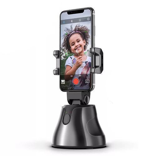 White Support de téléphone portable, pour prise de vue ,selfie & vidéo  -Rotation 360° - Prix pas cher