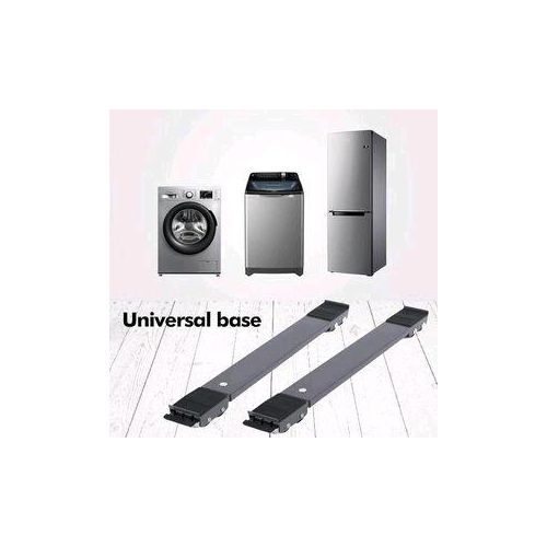 product_image_name-Generic-Support à roulettes réglable et extensible avec support télescopique robuste pour meubles de machine à laver pour réfrigérateurs, sèche-linges, lave-vaisselle, autres objets lourds (gris)-1