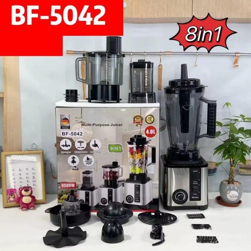 product_image_name-Generic- Extracteur de Jus Robot Multifonction 8 en 1 BF-5012 – Blender, Mixeur, Extracteur de Jus 3L, Hachoir Puissant 9500W-1
