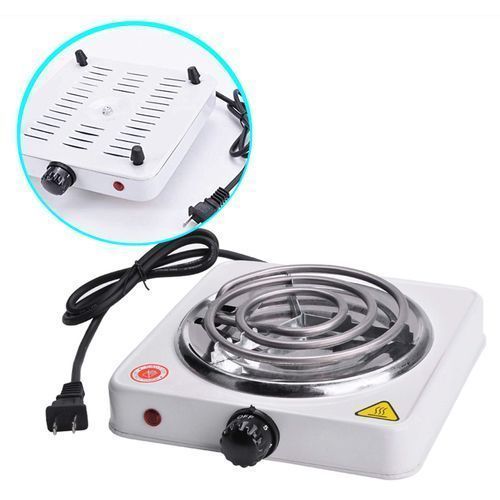 Plaque Chauffante Electrique Portable - 1000W - Blanc - Prix en