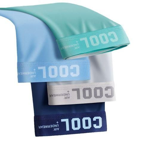 product_image_name-Fashion-4pcs/set Men's Underwear Lce Silk Thin Breathable Boxers - Multicolor-1