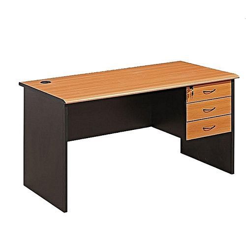 Table bureau Lunds 140x60 Bleu-Naturel, Je commande !