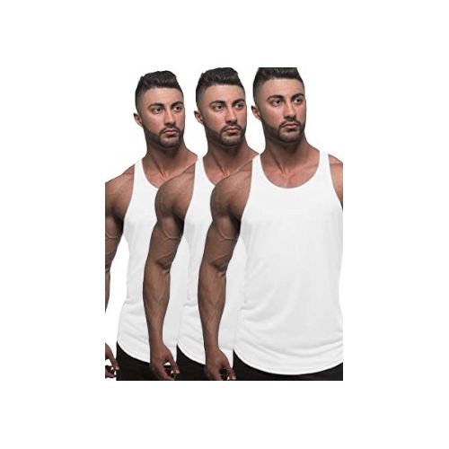 product_image_name-Generic-lot de 3 Sous-vêtements débardeurs blancs en coton-1