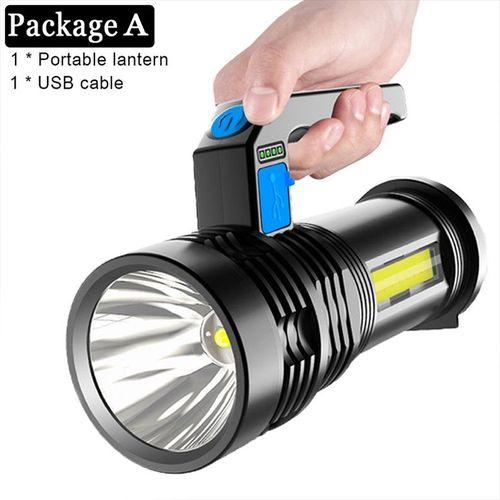 Generic Lampe De Poche Longue Portée, Projecteur Portatif Durable, Pour Le  Camping à La Maison En Voyage à L'extérieur - Prix pas cher