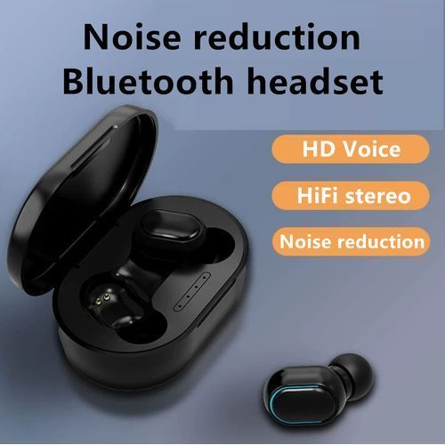 Hifinit Casque sans fil bluetooth imperméable à l'eau insonorisation  réduction du bruit casque HD double oreille casque A6S/A7S - noir - Prix  pas cher