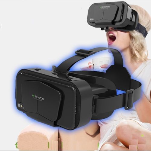Generic VR SHINECON Taille D ecran De Cinema 3D Casque VR Lunettes De Realite Virtuelle Pour Tous Les Telephones ECOUTEURS GRATUITS Prix pas cher Jumia SN
