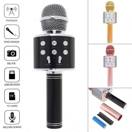 Louna Microphone karaoké Portable sans fil avec haut-parleur pour enfants,  - Prix pas cher