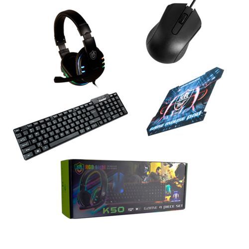 Sans Marque Clavier Gamer - LED RÉCTRO - ÉCLAIRÉ - Noir - ZYG-800