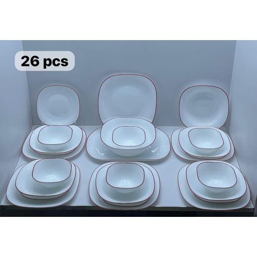 product_image_name-Generic-Service de vaisselle de 26 pièces blanc-3