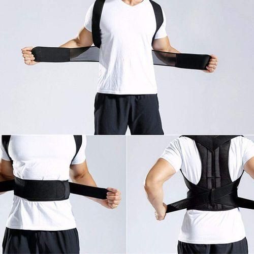 product_image_name-Generic-Correcteur De Posture Dos Correction De Posture Ceinture Dorsale Ajustable Respirant Corset Redresse Sangle Dos Pour Femme Et Homme Gym Amincissante-2
