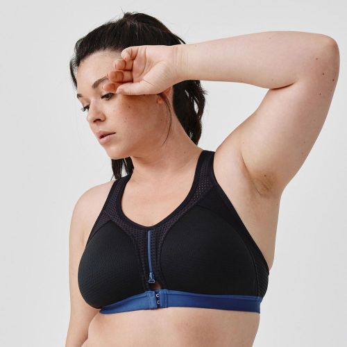 product_image_name-Kalenji-Brassiere Running Noire Zip Bleu-1