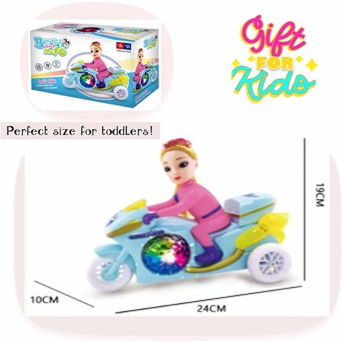 Generic Jouet moto princesse avec lumières, musique - - Prix pas cher