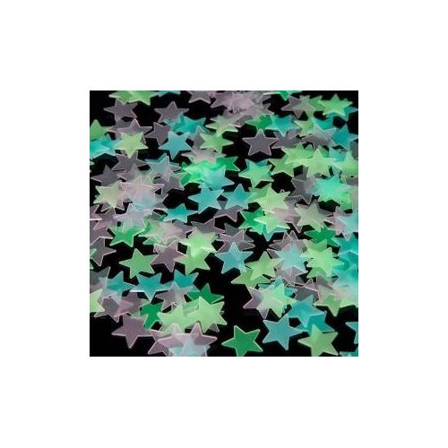 product_image_name-Generic-100 Autocollants muraux étoiles 3D phosphorescentes-3