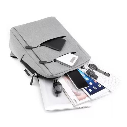 product_image_name-Bro Toumi-Fashion 3 en 1 Sac à dos pour homme sac d'ordinateur couleur unie sac d'école décontracté portefeuille sac de messager-Grey-4