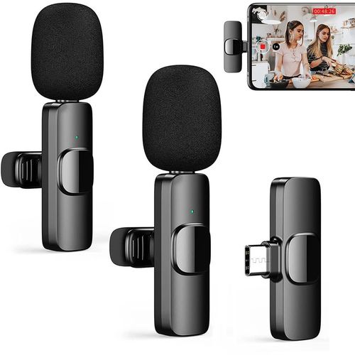 Dsc Microphone Lavalier sans fil Pour iPhone et Android - Prix pas