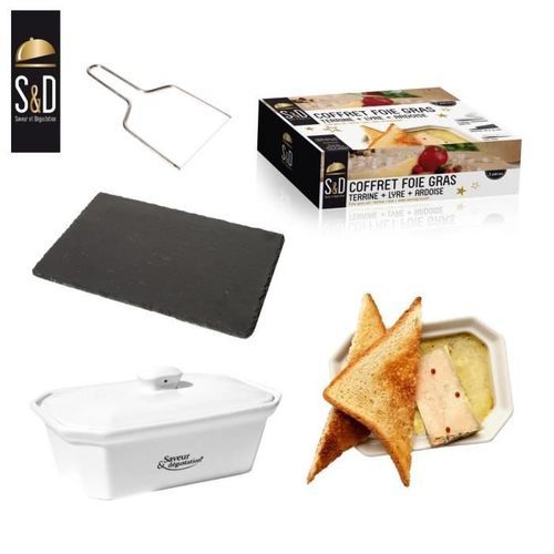 Generic Coffret foie gras terrine - lyre - ardoise - Prix pas cher