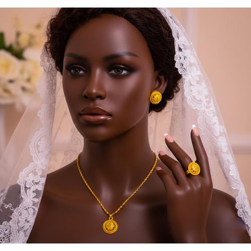 product_image_name-Generic-Coffret Bijoux Femme Haute Qualité - Plaquage Or Durable - Style Oriental Chic - Collier et Accessoires Assortis-2