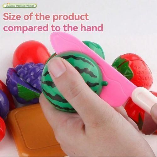 product_image_name-Generic-69pcs Ensemble De Jouets Alimentaires De Cuisine Pour Enfants, avec Légumes, fruits, panier De Courses-6