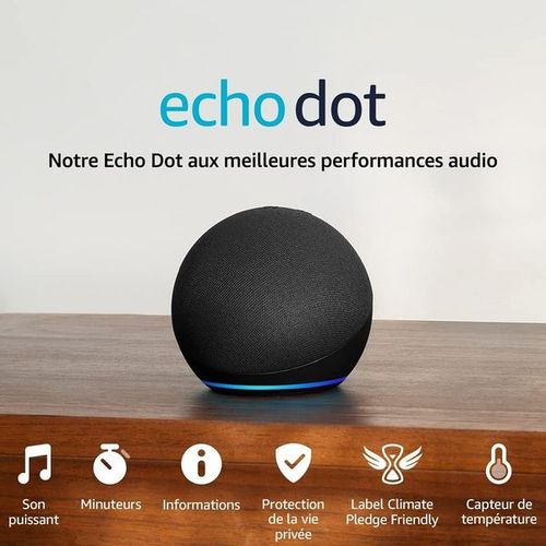 Autre Enceinte connectée Bluetooth et Wi-Fi  Echo Dot - Prix pas cher