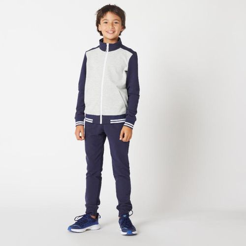 Domyos Survetement Chaud Enfant 500 Veste Grise Et Marine Pantalon Marine Prix pas cher Jumia SN
