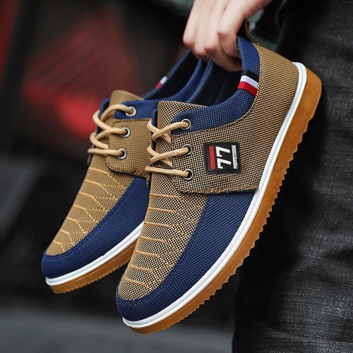 Fashion Chaussures Decontractees Sport en Toile Basses Homme Brun Prix pas cher Jumia SN