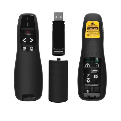 Oem Télécommande de pointeur laser PPT de présentateur sans fil USB 2,4 GHz  pour présentation Powerpoint PPT Clicker R400 - Prix pas cher